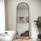 Flash Furniture Mila 22in x 65in Arched Metal Framed Wall Mirror, Black HMHD-23M009YBN-BLK-GG - alternate 2